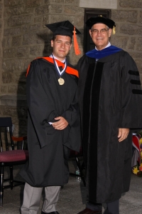 Russell P. Rioux ’15 MSME won the Outstanding Graduate Student Medallion