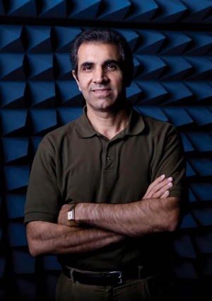 Electrical and Computer Engineering Professor Ahmad Hoorfar, PhD, director of the Antenna Research Laboratory