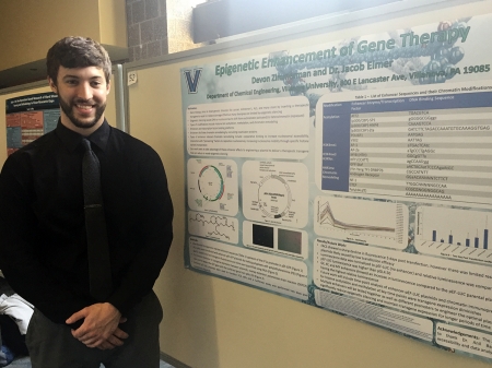 PhD candidate Devon Zimmerman won the Sigma Xi award for his poster “Epigenetic Enhancement of Gene Therapy.”
