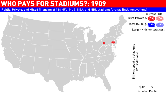 Stadiums Map