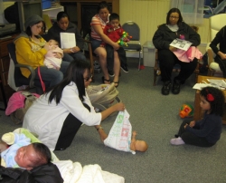 Nursing Students Educate New Mothers