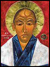 A religious icon of Blessed Thomas Jihyoe created by Father Richard Cannuli