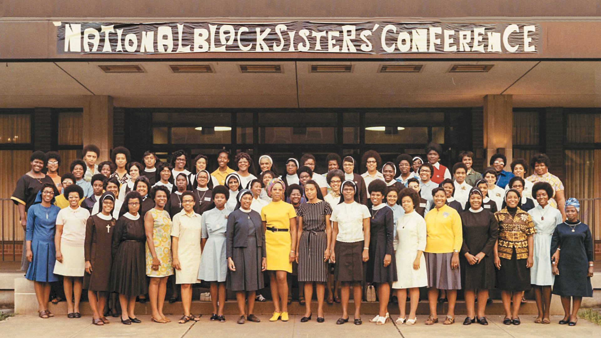 National Black Sisters’ Conference outside the conference headquarters in the early 1970s