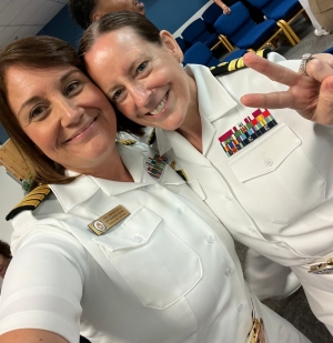 Kim Shaughnessy-Granger ’97 FCN, ’17 DNP (pictured right) and Katie Stewart '01 FCN (pictured left)