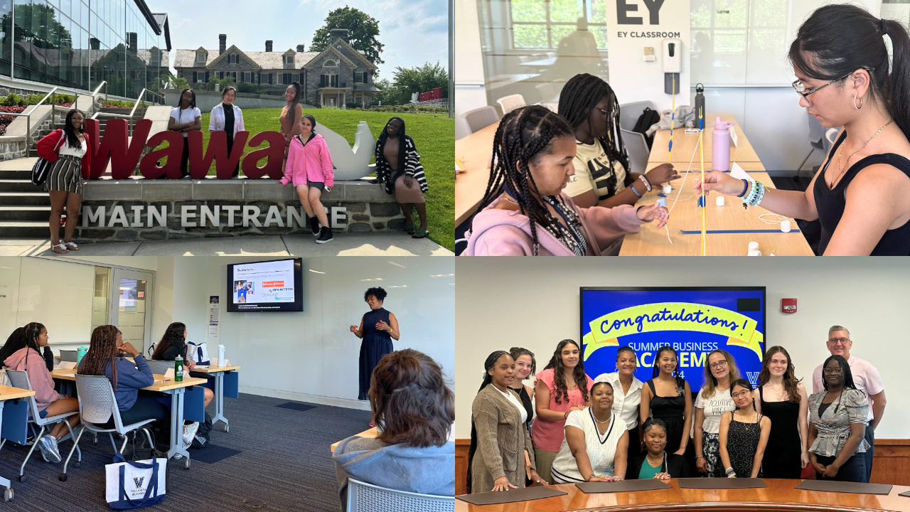 Collage image of a group of people on a Conference Call