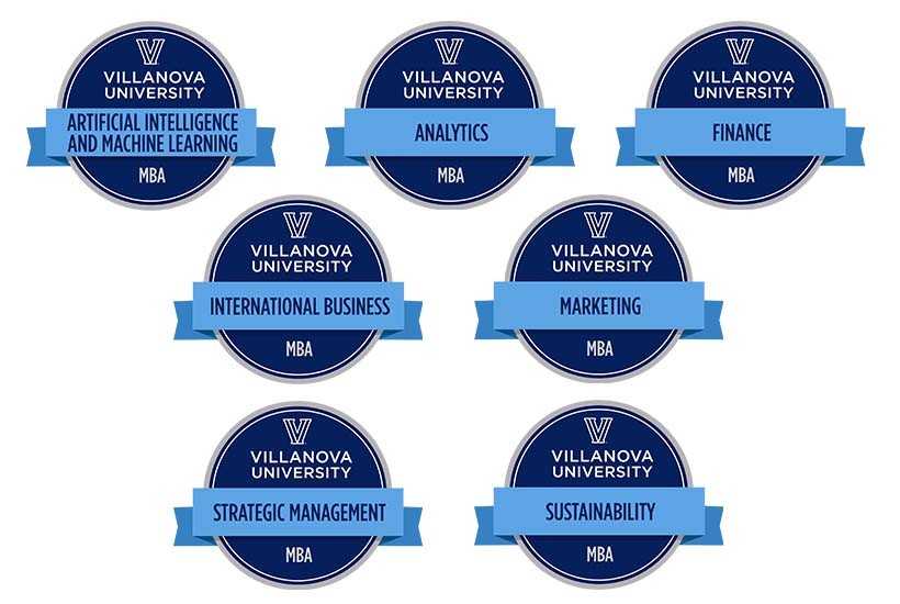 Villanova School of Business Digital Badge Credentials