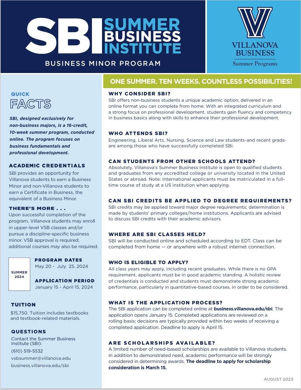 SBI Factsheet