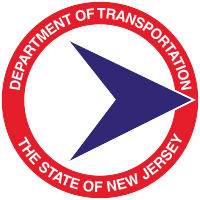Department of Transportation of the State of New Jersey logo.