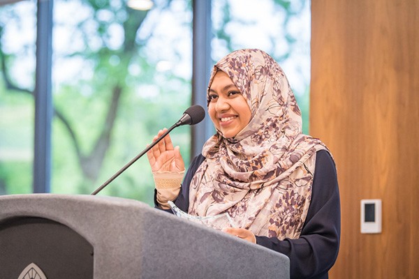 Humaira Monowara Jahangiri Humaira Monowara Jahangiri, graduate of the Master's in Water Resources and Environmental Engineering Program.