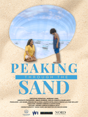 Poster of, "Peaking Through the Sand"