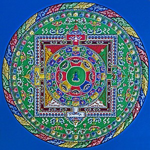 A Medicine Buddha mandala