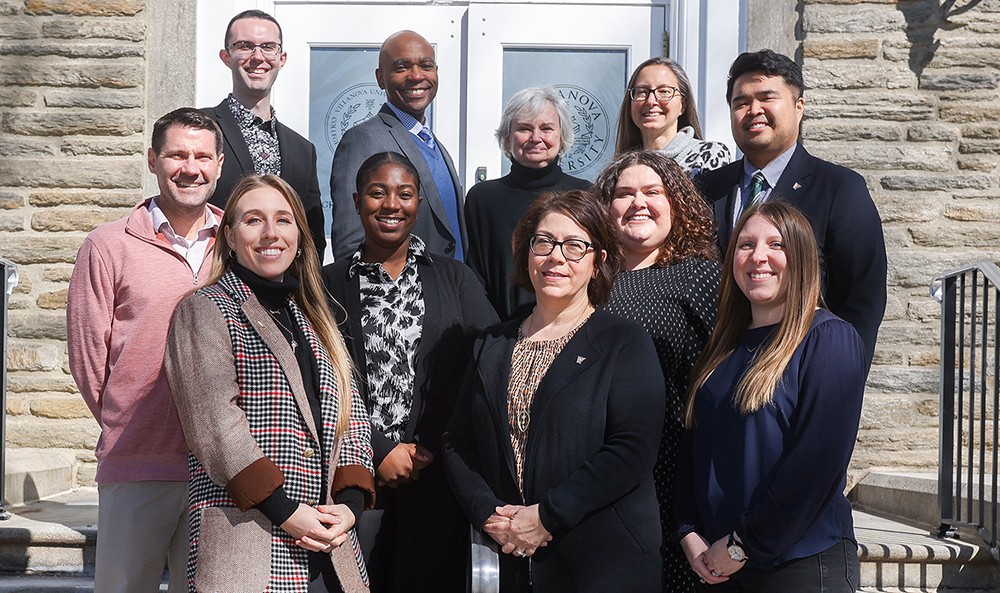 CLAS Graduate Studies Staff: (front row, from left) Jim Mack, Morgan Haller, Bria Sproul, Maria Conway, Ashley Leamon and Brooke Erdman; (back row, from left) Tommy Kennedy, Emory Woodard, Suzanne Tobin, Dana D'Alleva-Albini and Juan Cruz