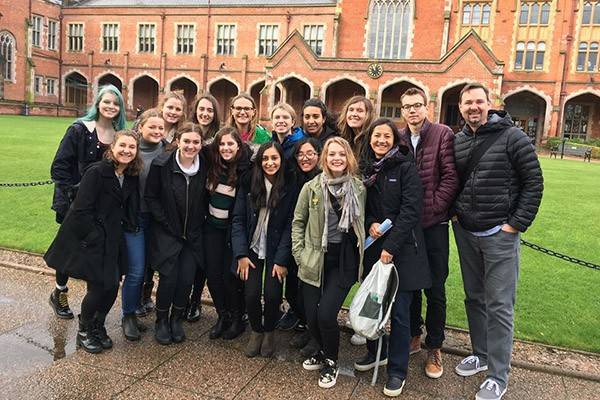 Students spend a week in Ireland as part of the 
