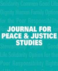 Journal for Peace & Justice Studies Journal Cover