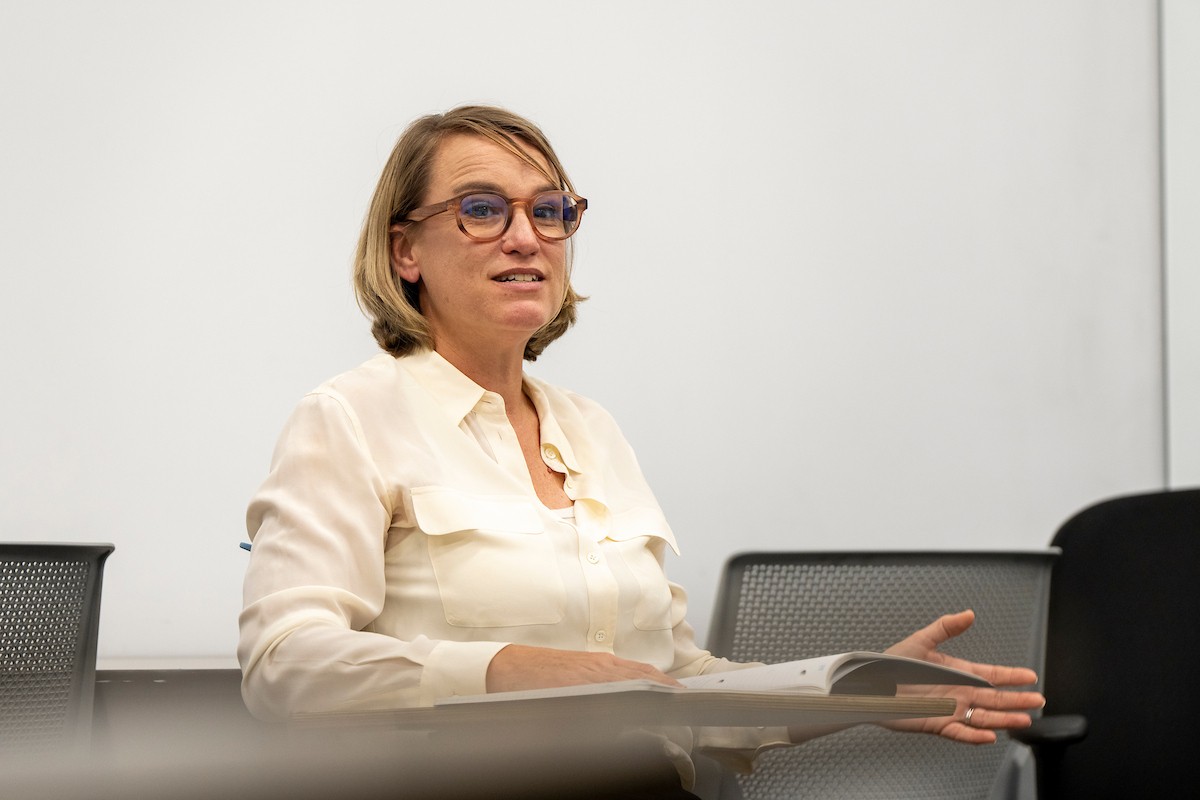 Take Practice Beyond Theory Student in conversation