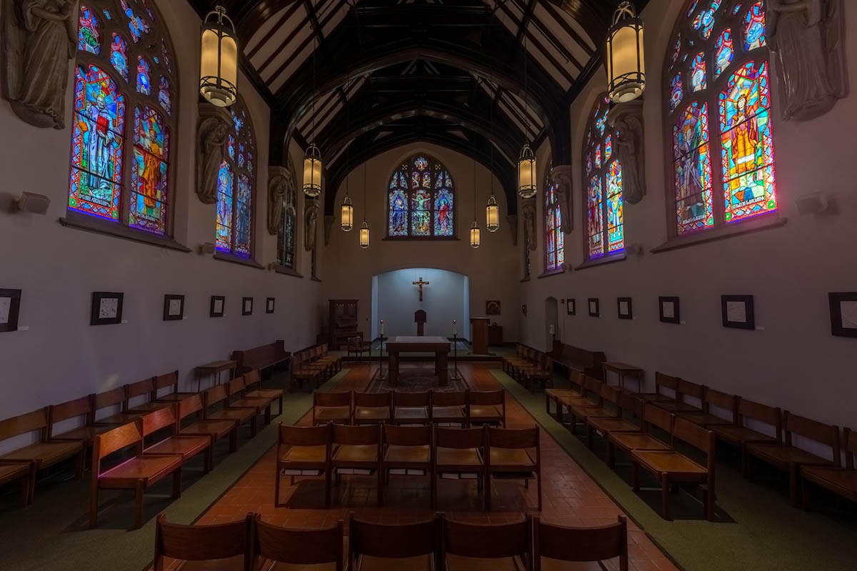 Image inside of Corr Chapel