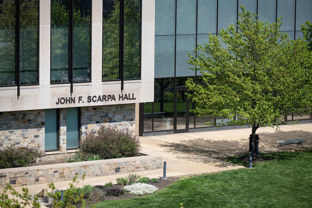 Image of the exterior of John F. Scarpa Hall