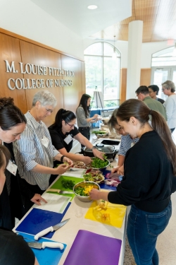 Culinary Med 101-Group at table-FCN Sign
