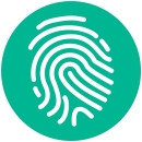 Icon of a fingerprint.