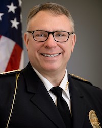 David G. Tedjeske, Director of Public Safety and Chief of Police.