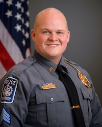 Michael Cole, Police Sergeant in the Public Safety Department.