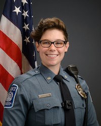 Amy Lenahan, Police Officer in the Public Safety Department.