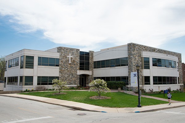 Exterior of the Health Services Building on Villanova's campus.