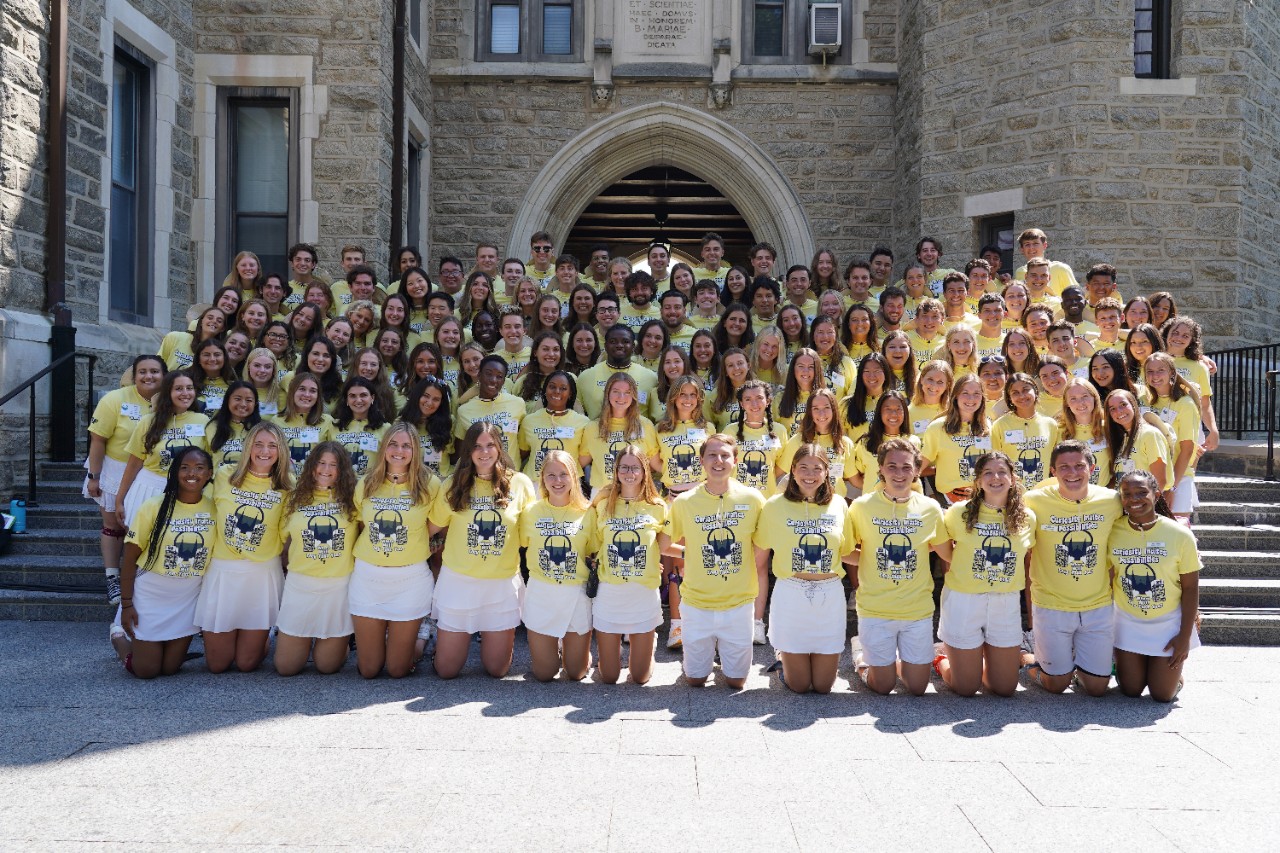 A group photo of the 2022 Orientation Counselors