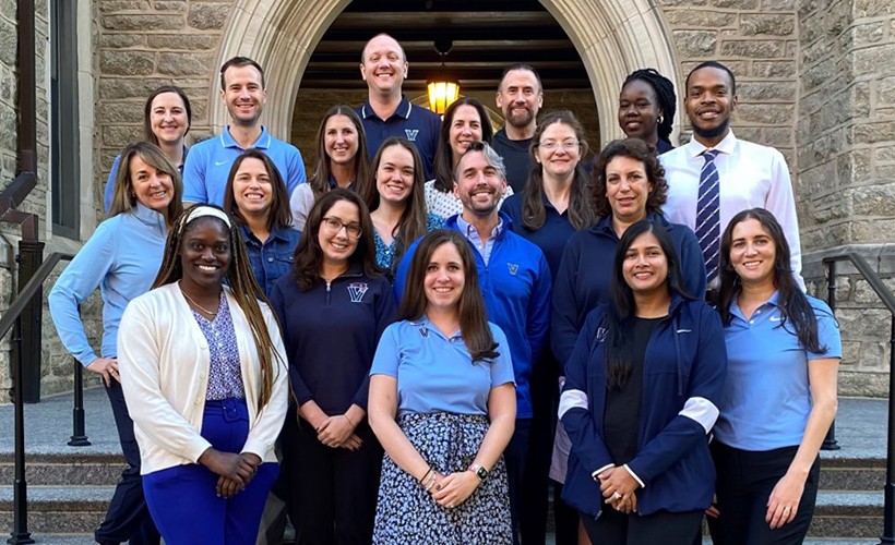 A group shot of the staff of the Office of Undergraduate Admission