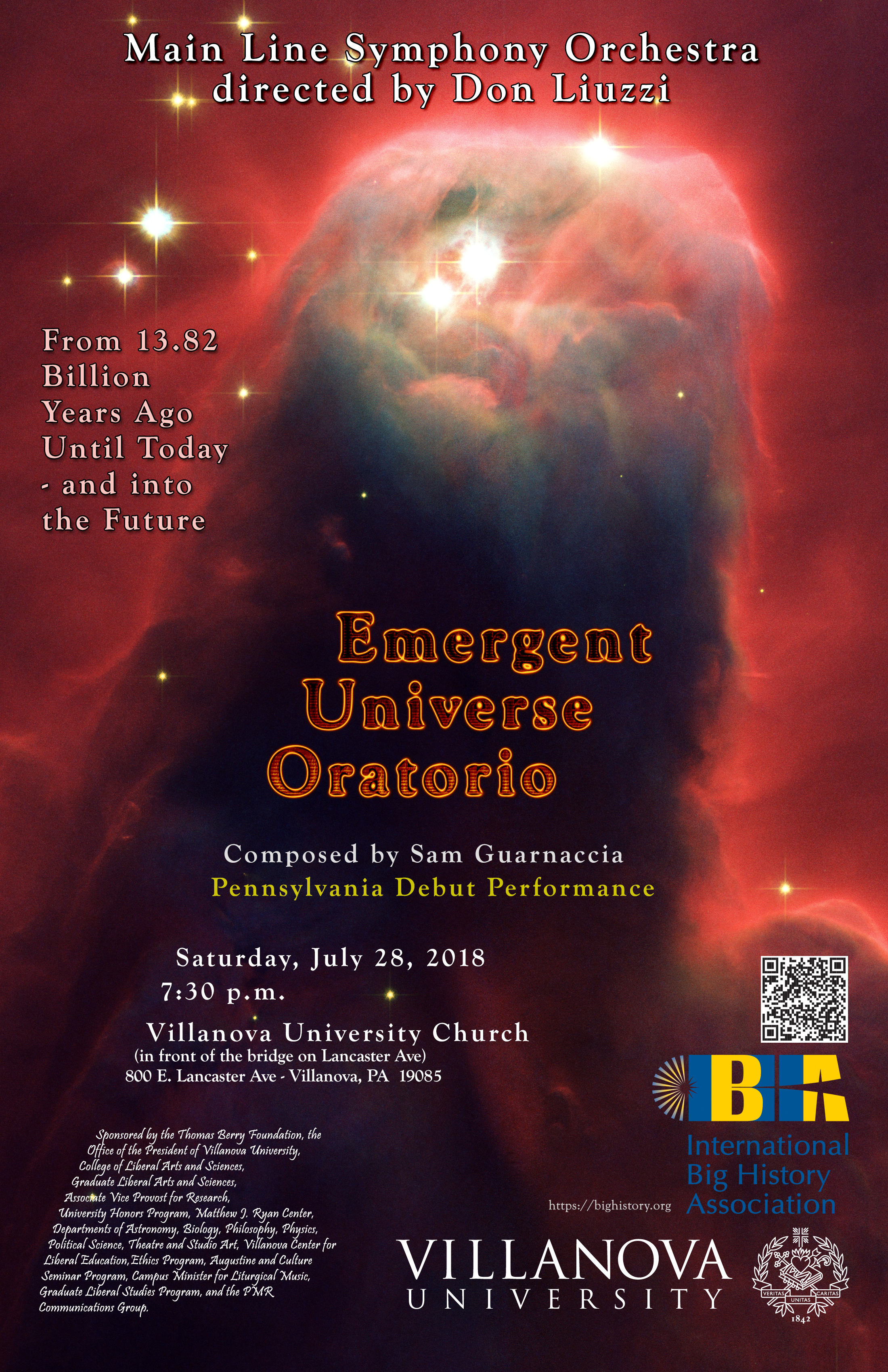 Emergent Universe Oratorio