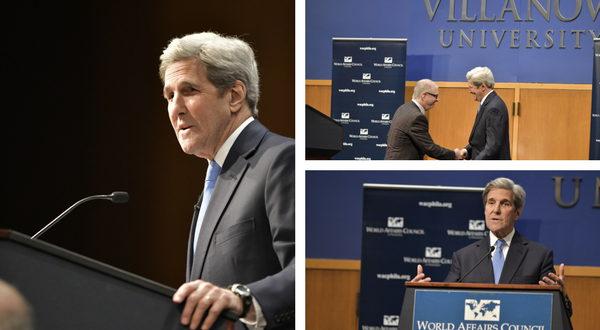The Honorable John Kerry Speaking at Villanova University
