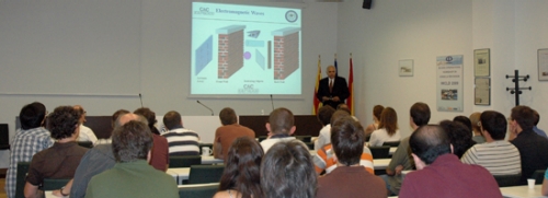 Dr. Moeness Amin presented research updates to the Centre Technological Center on Telecommunications of Catalunya in Barcelona, Spain.