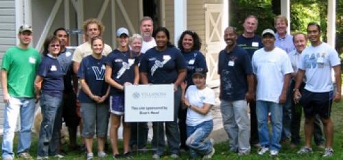 College of Engineering administration, students, faculty, and staff fanned out across the region to participate in the annual St. Thomas of Villanova Day of Service.