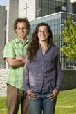 Justin Yeash ChE ’09 and Amanda DelCore are pursuing the M.S. in sustainable engineering.