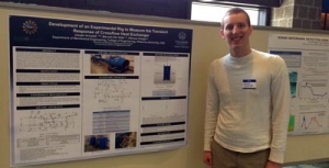 Joseph Schaadt ’15 ME, Sigma Xi Best Undergraduate Engineering Poster winner