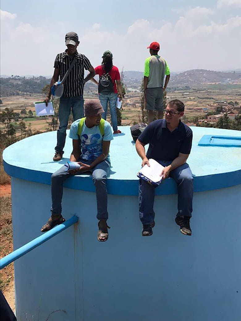 In Madagascar, Villanova Engineers helped implement a water management training program. 