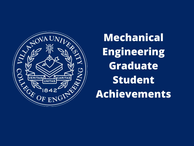 Mechanical Engineering Graduate Student Achievements