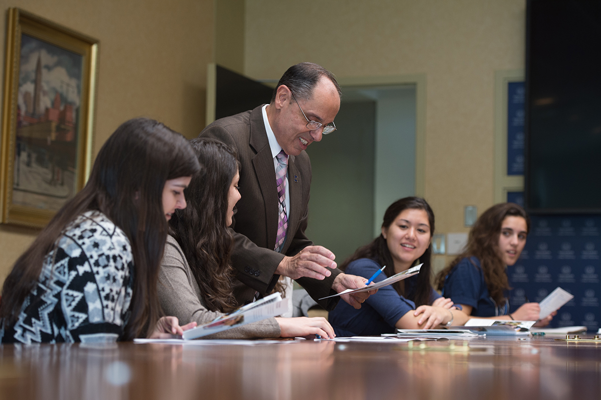 , Frank Falcone, the College’s director of Professional Development and Experiential Education