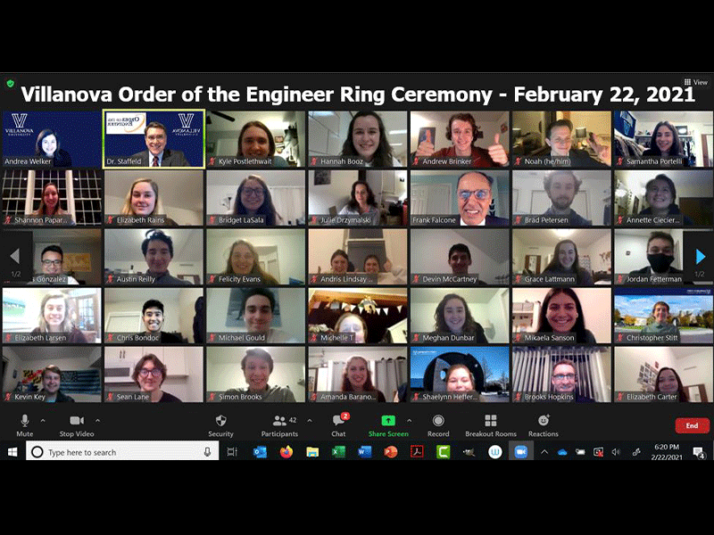 2021 Order of the Engineer Ceremony Held Virtually