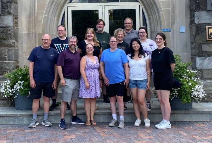 Group photo of all law library staff taken in July 2024