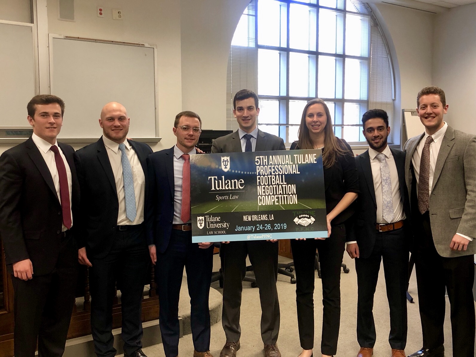 Students compete in Tulane pro footbal negotiation competition