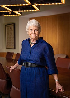 A portrait of Adele Lindenmeyr,  the William and Julia Moulden Endowed Dean of the College of Liberal Arts and Sciences (CLAS).