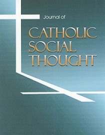cover of Journal of Catholic Social Thought