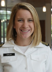 Megan A. Walsh, Nursing student leads Naval ROTC battalion