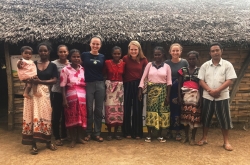 Rachel Zlotnick, 5th from right, with fellow Villanova Nurses in Madagascar.