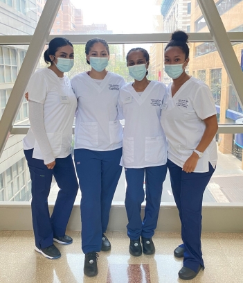 Four nursing student founders of Multicultural Student Nurses Organization