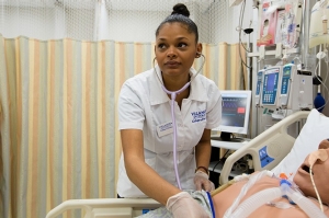 Female Student in the Clinical Setting