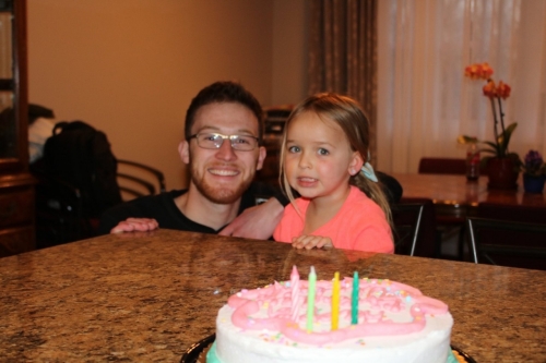 Daniel Duffy and his niece