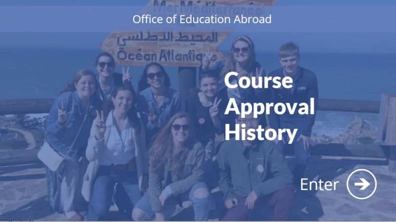 Course Approval History