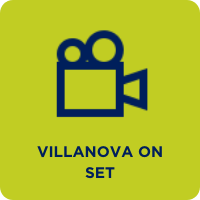 Villanova on Set